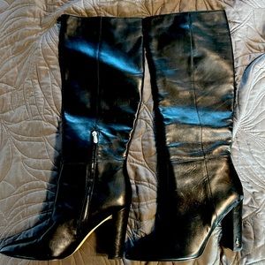 Sam Edelman Knee Boots with Heel Black